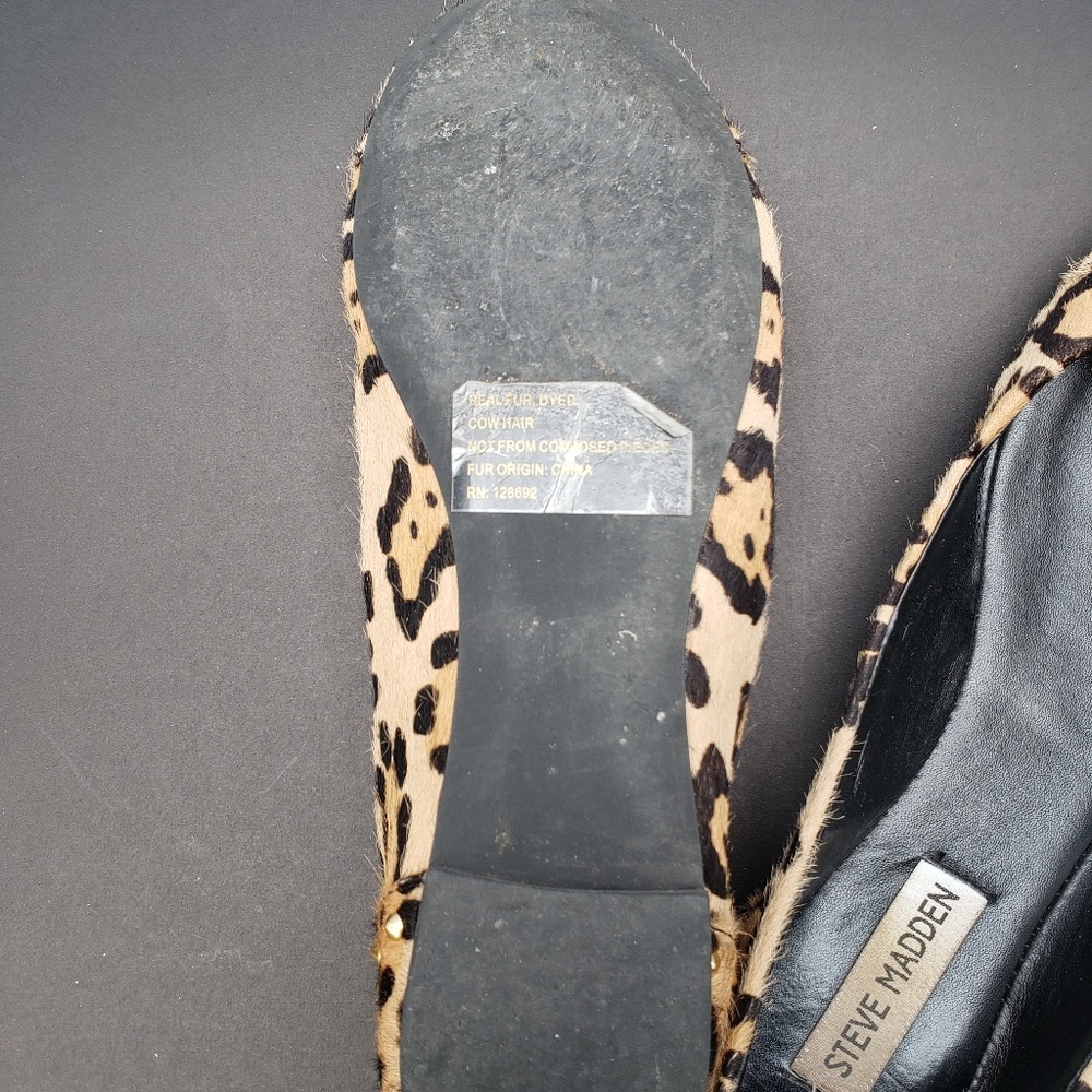 Steve Madden Leopard Print Flats With Grommets - image 5